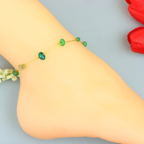 "Handmade Anklet – A Stylish Choice for Women, Thoughtful Gift Idea, EVCH1142 - Picture 1 of 9